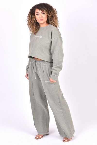"Just Minted" Wide Leg Joggers