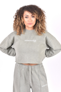 "Just Minted" Crop Sweat